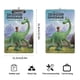 thumbnail image 2 of El Buen Dinosaurio Portapapeles de acrílico A4, tamaño carta estándar, carpeta con clip 31.8x 21.5CM para estudiantes, profesores y oficina, 2 of 6