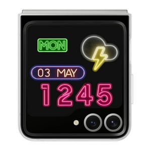 Funda Para Teléfono Samsung Galaxy Z Flip 6 Flipsuit Con Luces Led De Color Gris