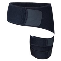 Magideal - Ingle Hip Brace Cinturón Soporte Compresión Envoltura Estabilizador Correa Protección Deportiva Muslo Para Músculos Isquiotibiales Gimnasio En Hogar