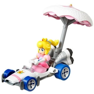 Vehículo De Juguete Hot Wheels Mario Kart Princess Peach B-Dasher Peach Parasol