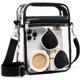 thumbnail image 1 of Fibrdoo Clear Bag for Stadium Events Transparent Crossbody Purse, 1 of 3
