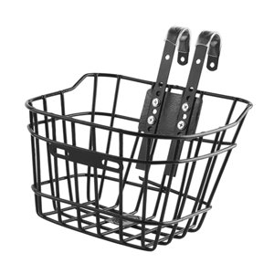 Ioensy - Cesta De Bicicleta Para Niños Decoración Delantera Cesta De Ciclo De Alambre De Hierro Para Niños Niñas Al Aire Libre 24Cm22Cmx18Cm