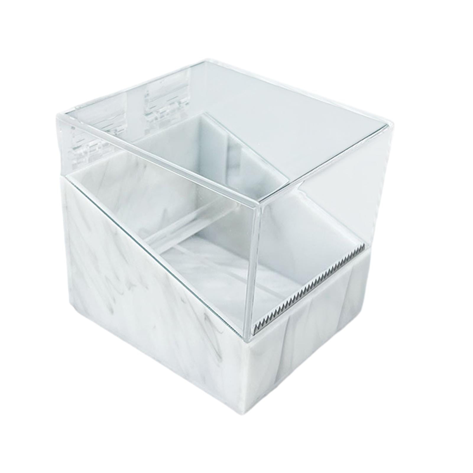 Ioensy - Cortador De Cinta De Pestañas A Prueba De Polvo, Máquina De Cinta De Escritorio Portátil Para Textura De Cinta De Proceso, Color Blanco