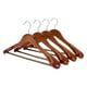 thumbnail image 1 of REGALWOVEN Perchas de Madera para Trajes para Hombres y Mujeres, Juego de 4 Perchas de Madera de Estilo Regular con Gancho Redondo de Madera Vintage, 1 of 5