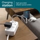 thumbnail image 3 of Supresor de picos Philips de 8 contactos, 2 USB-A, 1 USB-C, 17 W, 3120 J, blanco, 3 of 6