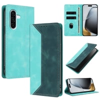 Funda Foxdock Para Samsung Galaxy A36 De Cuero Premium Bicolor Con Ranuras Rfid, Carcasa Tipo Billetera Antigolpes Y Soporte Plegable