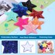 thumbnail image 3 of Uxcell Parches de Estrella de Lentejuelas para Planchar, Parches de Lentejuelas Bordados para Reparación de Ropa, Decoraciones para Mochilas y Zapatos Azul Profundo 2.6 pulgadas, 3 of 5
