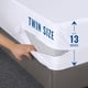 thumbnail image 4 of Protector de colchón Utopia Bedding, doble, impermeable, con cierre, 4 of 7
