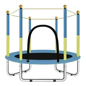 Crusec - Mini Trampolin - Cama Elástica Pequeña Para Niños - Azul