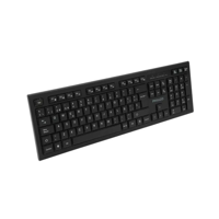 Genérico - Teclado Inalámbrico 2.4Ghz Negro W601