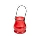 thumbnail image 1 of Farol  portavelas de vidrio rojo, 1 of 3