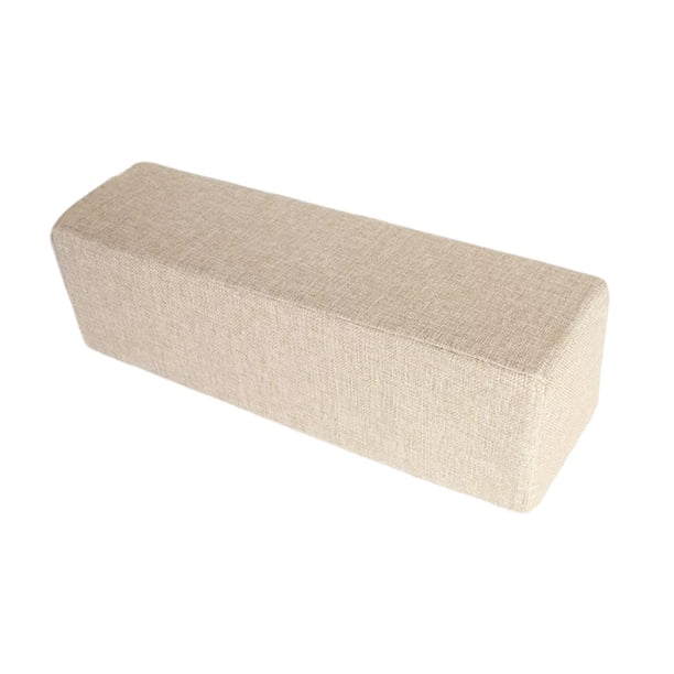 Almohada de descanso del brazo del sofá, almohada de soporte del codo, funda de extraíble, reposabrazos, práctico, práctico, cojín para la sala de Albaricoque