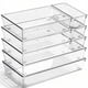 thumbnail image 1 of Cajoneras organizadoras CHOWAY de plástico transparente, paquete de 8 unidades, tamaño grande, 1 of 7