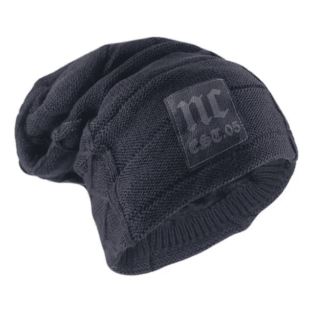 Gorro Invierno Hombre De Lana Con Forro Moda Masculina Azul