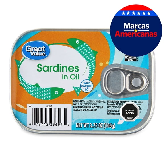 Sardina en Aceite, 106 g
