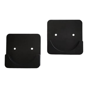 Bothyi - Soporte Adhesivo Para Barra De Cortina De Ducha Para Armario De Casa Hotel Cuadrado Negro