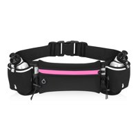Frc - Banano Cinturón De Hidratación Con 2 Cantimploras Fucsia