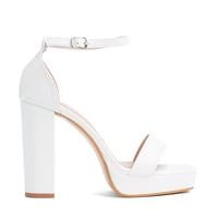 Sandalia Taco Fiesta Blanca Mujer Weide You189