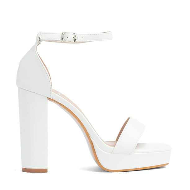 Sandalia Taco Fiesta Blanca Mujer Weide YOU189