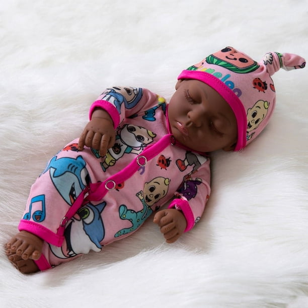 30cm/11.8in Reborn Simulated Doll Toy Baby Rubber Girly Puppet Doll Embroidery Boy Toy