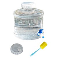 Magideal - Contenedor De Agua Potable Almacenamiento De Agua De Emergencia Fácil Limpieza Con Asa Duradero Portátil Para Senderismo Barbacoa Uso Doméstico Pesca 7.5L Con Grifo