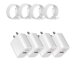 thumbnail image 1 of Bloque de Carga USB YTFCYIKBG de Doble Puerto Paquete de 4, 1 of 7