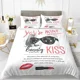 thumbnail image 1 of x789 Bed SheetsFashion Girl Duvet Cover European and American Modern Trend Girly Bedding Set for Teens /Polyester Quilt Cover 3-Piece Bedding Set (1 Duvet Cover + 2 Pillow Shams) nj789, 1 of 5