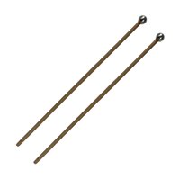 Bothyi - 2 Piezas Glockenspiel Mazo Vibráfono Mazos Para Xilófono Woodblock Yoga Cabeza Larga Y Redonda