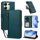thumbnail image 2 of Funda con Billetera para [Xiaomi Redmi Note 13 4G] con Bolsillo Zipper y Tarjetero Verde pavo real, 2 of 6