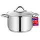 thumbnail image 1 of Olla Stockpot Bakken-Swiss Deluxe de acero inoxidable de 5 litros con tapa, 1 of 7