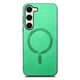 thumbnail image 1 of Magnetic Slim Case for Samsung Galaxy S23 Plus with Camera Guard & Anti-Scratch Back Green, 1 of 6