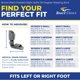 thumbnail image 2 of Férula nocturna de 90° Brace Direct para fasciitis plantar, tendinitis de Aquiles, esponjones calcáneos y caída del pie, 2 of 9