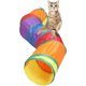 thumbnail image 5 of Omigga Gato Tunnel Inpuerta Outpuerta Gato Tunnel 2-Way Tunnels Extensible Collapsible Gato Play Tent fo Gato,Puppy,Rabbits o Small Mascota-Gruesoened, 5 of 7