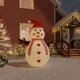 thumbnail image 2 of Muñeco de nieve inflable VidaXL para decoración navideña de 8 pies con LED, 2 of 9