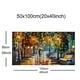 thumbnail image 4 of 1pc HD Printed Wall Painting, Lover Couple Picture, Modern Abstract Landscape, Walking Down The Street, Knife Oil Painting Print On Canvas, Living Room Decor, Poster Wall Art, Gift, Frameless, 4 of 4