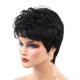 thumbnail image 3 of Flequillo Oblicuo Completo En Capas Ondulado De Pelo Corto Para Mujer, 3 of 5
