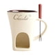 thumbnail image 4 of Taza Para Fondue, De Cerámica, Para Derretir Queso, Ideal Para Bodas Y Para Cocinar Dulces. Color Blanco., 4 of 5