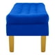 thumbnail image 3 of Banqueta Wood 2c Felpa 01 Azul Rey, 3 of 4