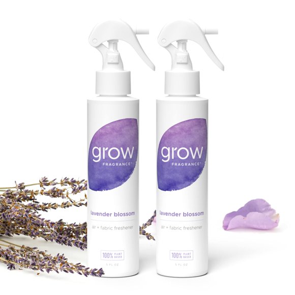 Ambientador en aerosol Grow Fragrance con aroma a lavanda, 150 ml, 2 unidades