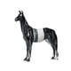thumbnail image 2 of Escultura De Caballo, Figura Decorativa Creativa Para Estantería De Libros, Estante De Sala De Estar, Gris Grande, 2 of 5