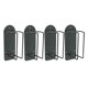 thumbnail image 5 of 4pcs Soporte Para Cortadora De Cabello Herramientas De Salón De Peluquería Soporte Para Recortadora De Rack Negro, 5 of 5