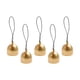 thumbnail image 3 of 5 Piezas Campana de cobre Adornos navideños Campana de la puerta Colgante de latón Campanas de latón Mini Campana Windchimes para el jardín de su casa, 3 of 5