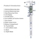 thumbnail image 2 of Caliper Proster digital Vernier de 150 mm/6 pulgadas con 32 palpadores, 2 of 7