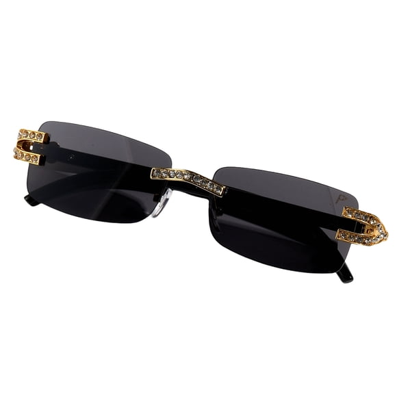 POLASUP GAFAS LENTES DE SOL Gafas de sol retro unisex, pequeñas gafas de sol rectangulares estilo años 90, gafas de sol retro lindas de estilo estrecho