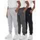 thumbnail image 1 of New Balance Boys Sweatpants 3Pack, Athletic Fleece Joggers, 1 of 3