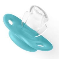 Suavinex - Chupete Dental Celeste Con Tetina Anatómica Con Alas De Silicona +6 Meses