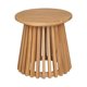 thumbnail image 3 of Mesa lateral Zuo Zahara de madera maciza de acacia natural 40 x 40 x 40 cm, 3 of 9