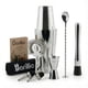 thumbnail image 1 of Set de coctelera Boston Barillio de 9 piezas de acero inoxidable color plata, 1 of 6