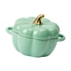 thumbnail image 5 of Cuenco para sopa con forma de calabaza, cazuela, bonito utensilio de cocina con asa y tapa para fiestas, Acción de Gracias, hogar, decoración de otoño Verde, 5 of 5