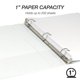 thumbnail image 4 of Carpeta Samsill Economy de 3 Aros 1 pulgada Capacidad para 200 Hojas x12, 4 of 9